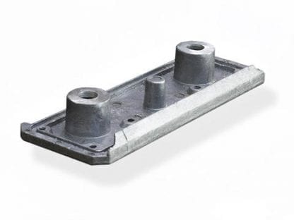 Aluminium-Profil-Endkappe SVETOCH aus Silumin (Innenseite)