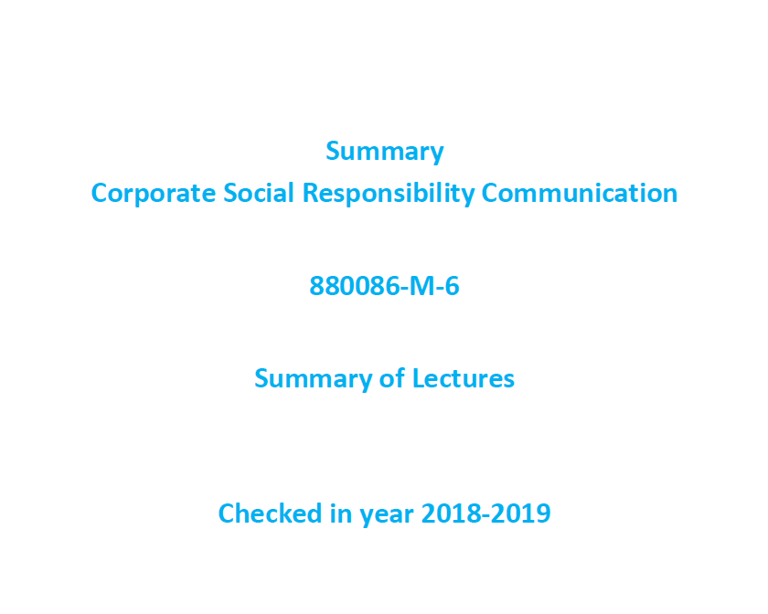 corporate social responsibility communication case study