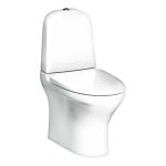 WC-stol För limning, av hållbart och tätsintrat porslin behandlat med Ceramicplus. Hårdsits med Soft Close och Quick Release. Lagerhålles ej.