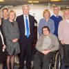 Michael Fallon with members of Swanley Therapy Centre