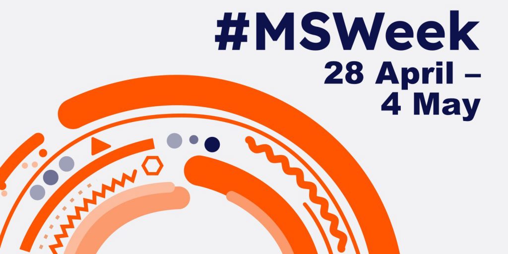Banner for MS Awareness Week - 28th April to 4th May