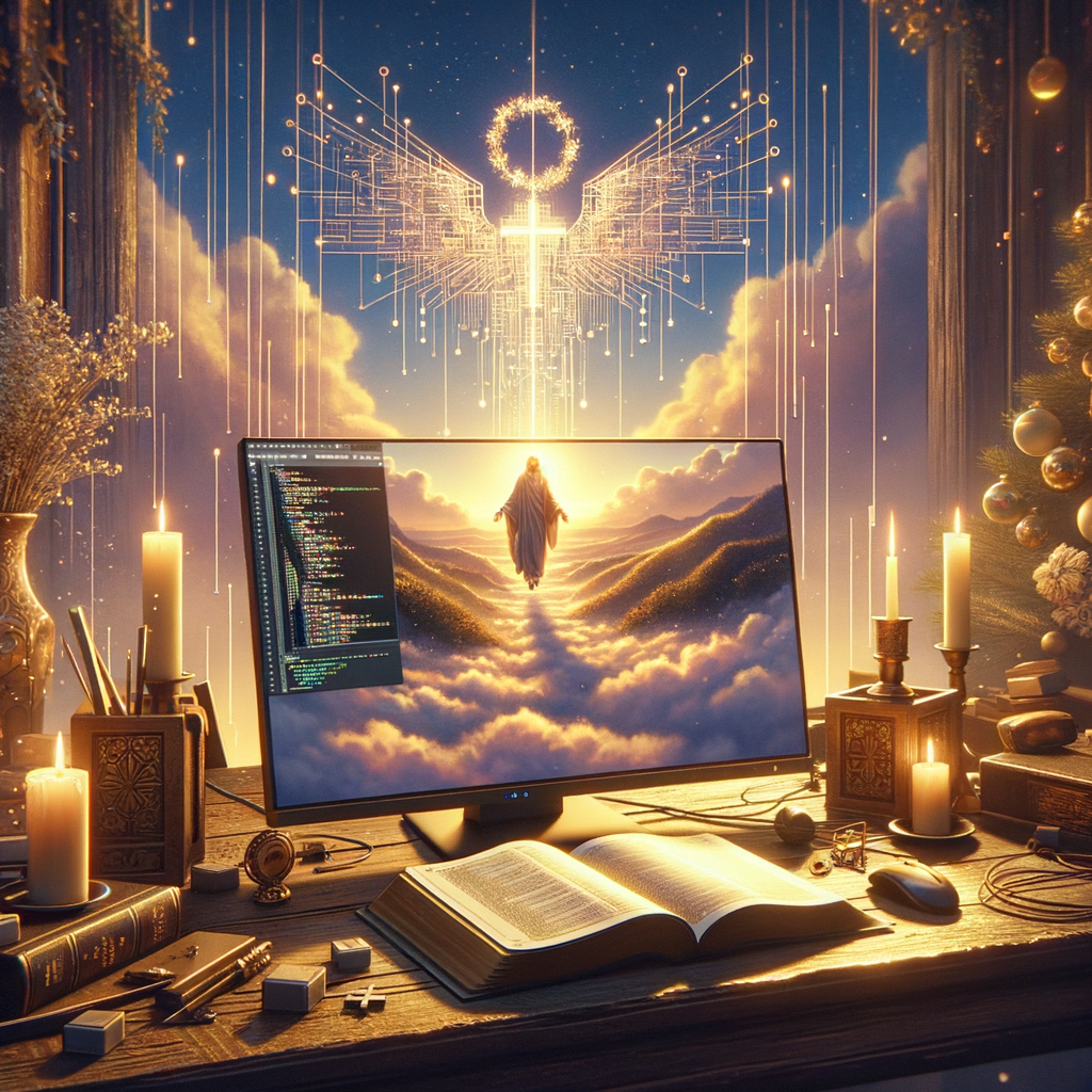 Unleashing Faith in Technology: Christian Hacker's Sweat-Digital Christmas Message of Spiritual Inspiration
