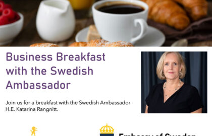 Business Breakfast with the Swedish Ambassador