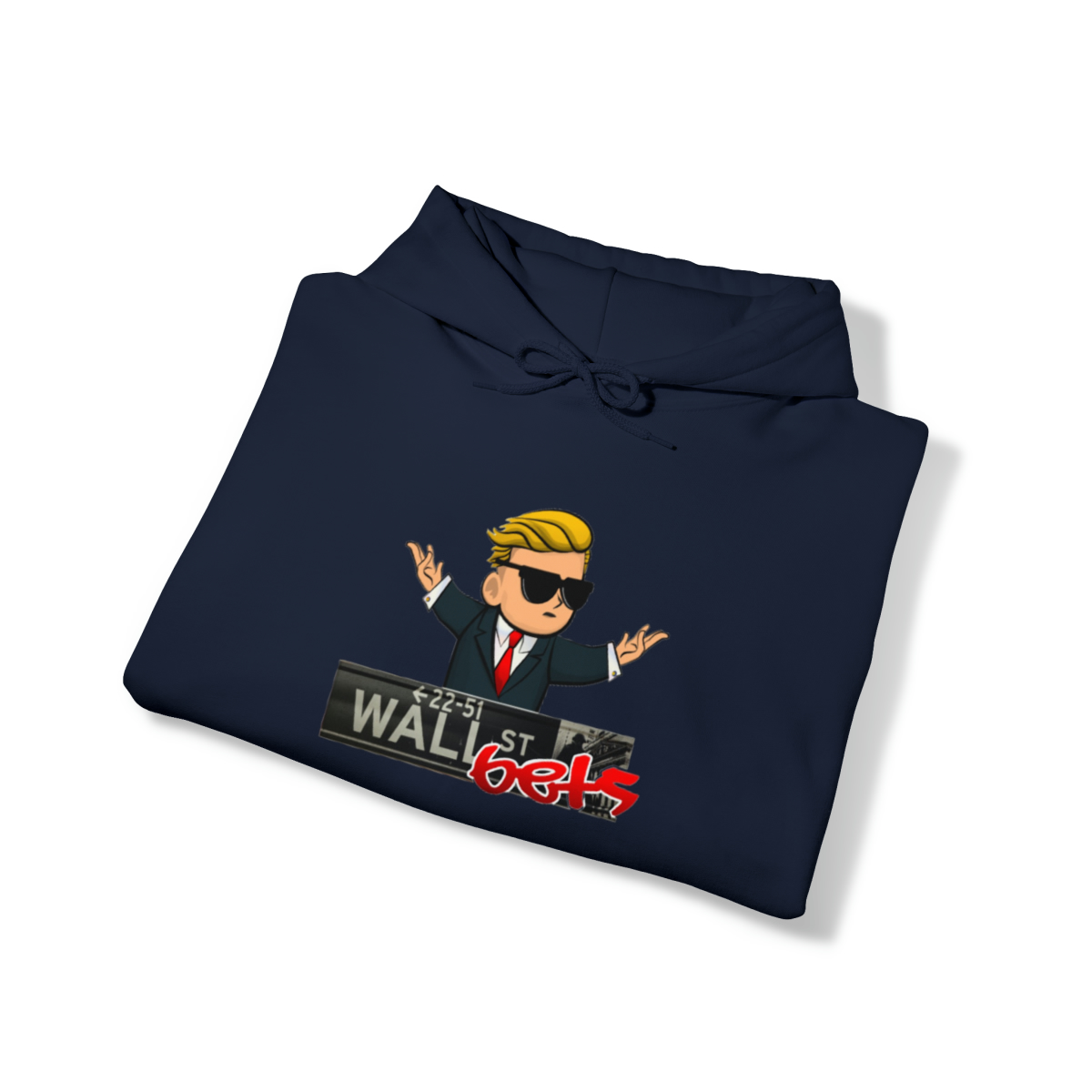 Wally Hoodie (wallstreetsbets) finns i flera färger. Unisex - Bild 32