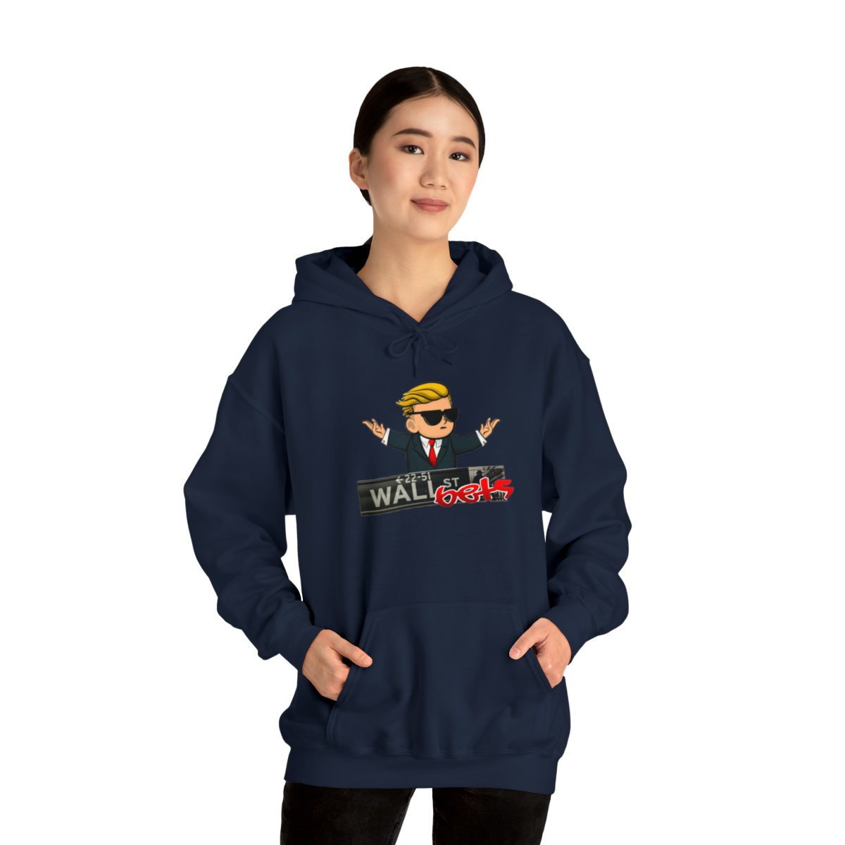 Wally Hoodie (wallstreetsbets) finns i flera färger. Unisex - Bild 33