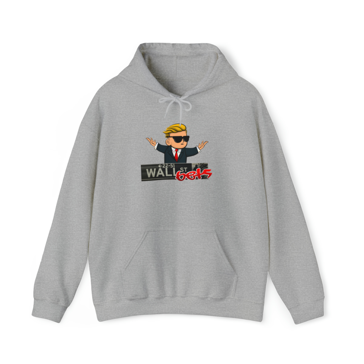 Wally Hoodie (wallstreetsbets) finns i flera färger. Unisex - Bild 20