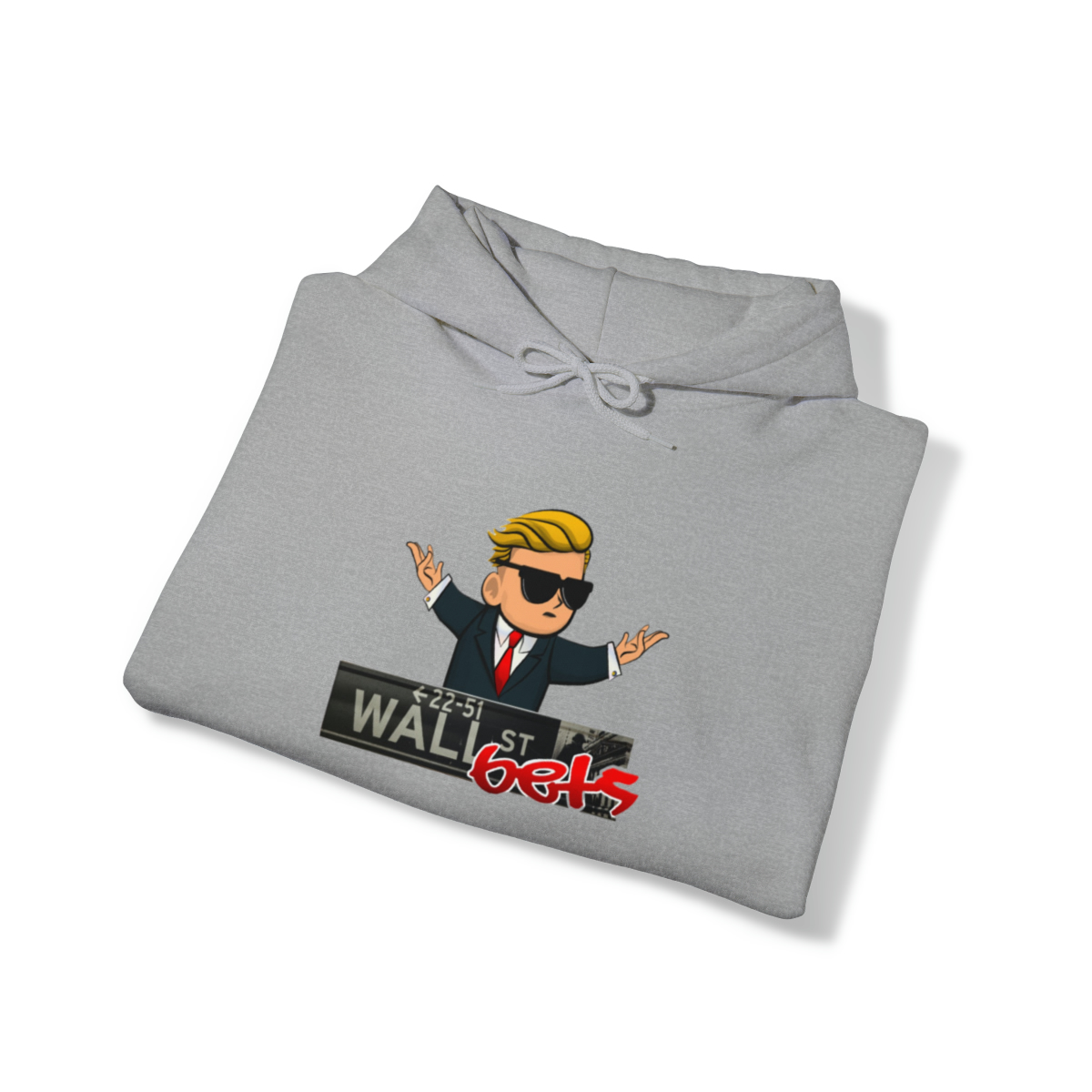 Wally Hoodie (wallstreetsbets) finns i flera färger. Unisex - Bild 23