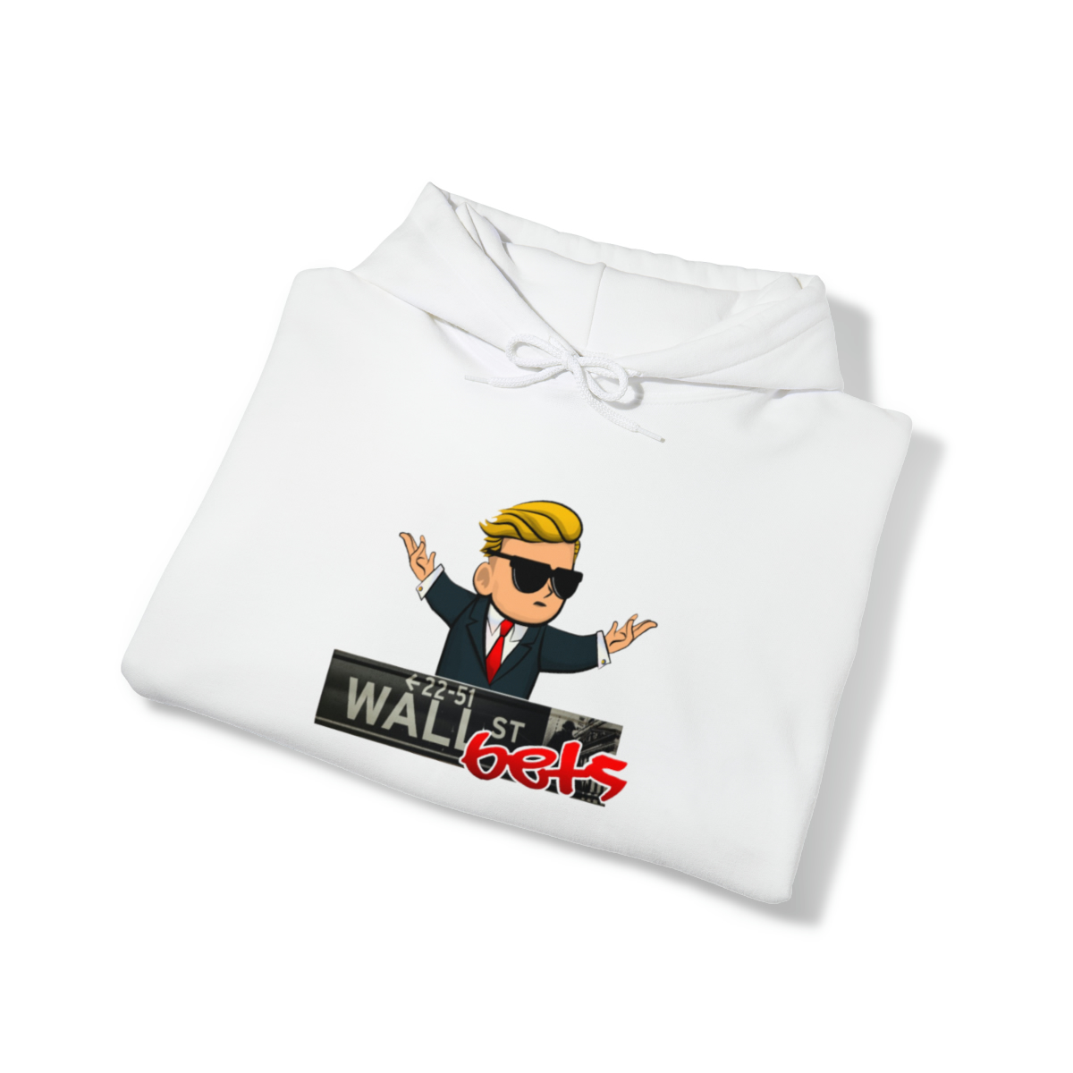 Wally Hoodie (wallstreetsbets) finns i flera färger. Unisex - Bild 14
