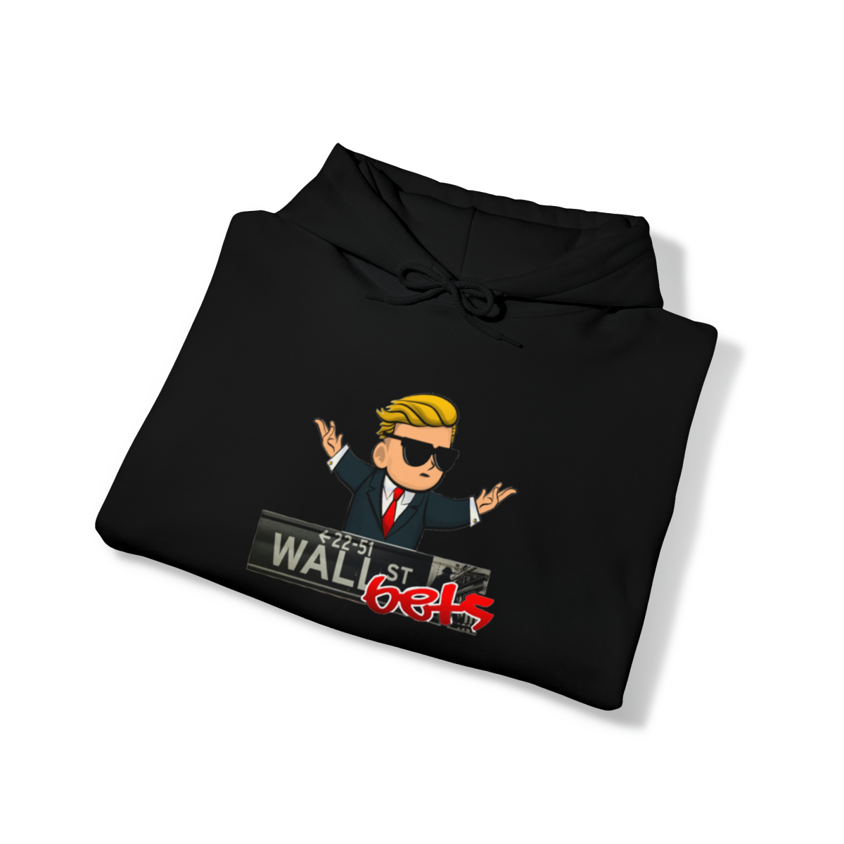 Wally Hoodie (wallstreetsbets) finns i flera färger. Unisex - Bild 5