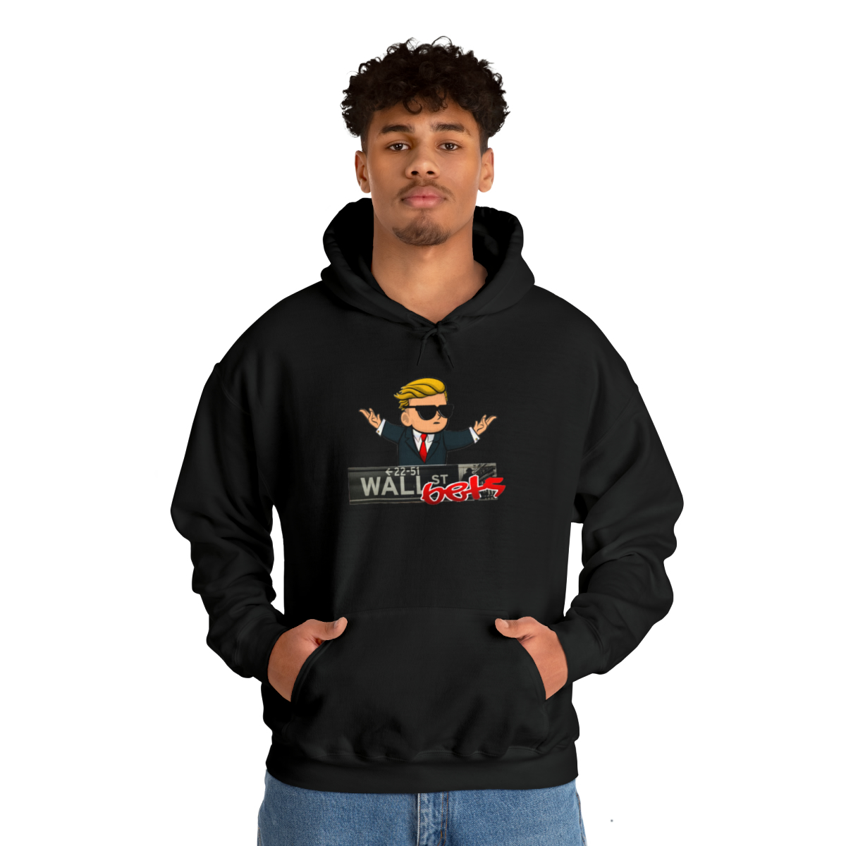 Wally Hoodie (wallstreetsbets) finns i flera färger. Unisex