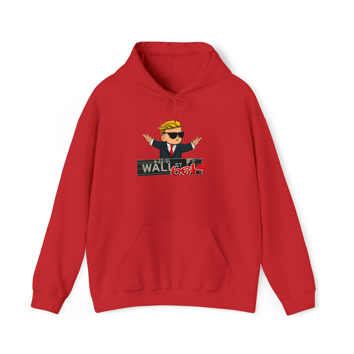 Wally Hoodie (wallstreetsbets) finns i flera färger. Unisex - Bild 47