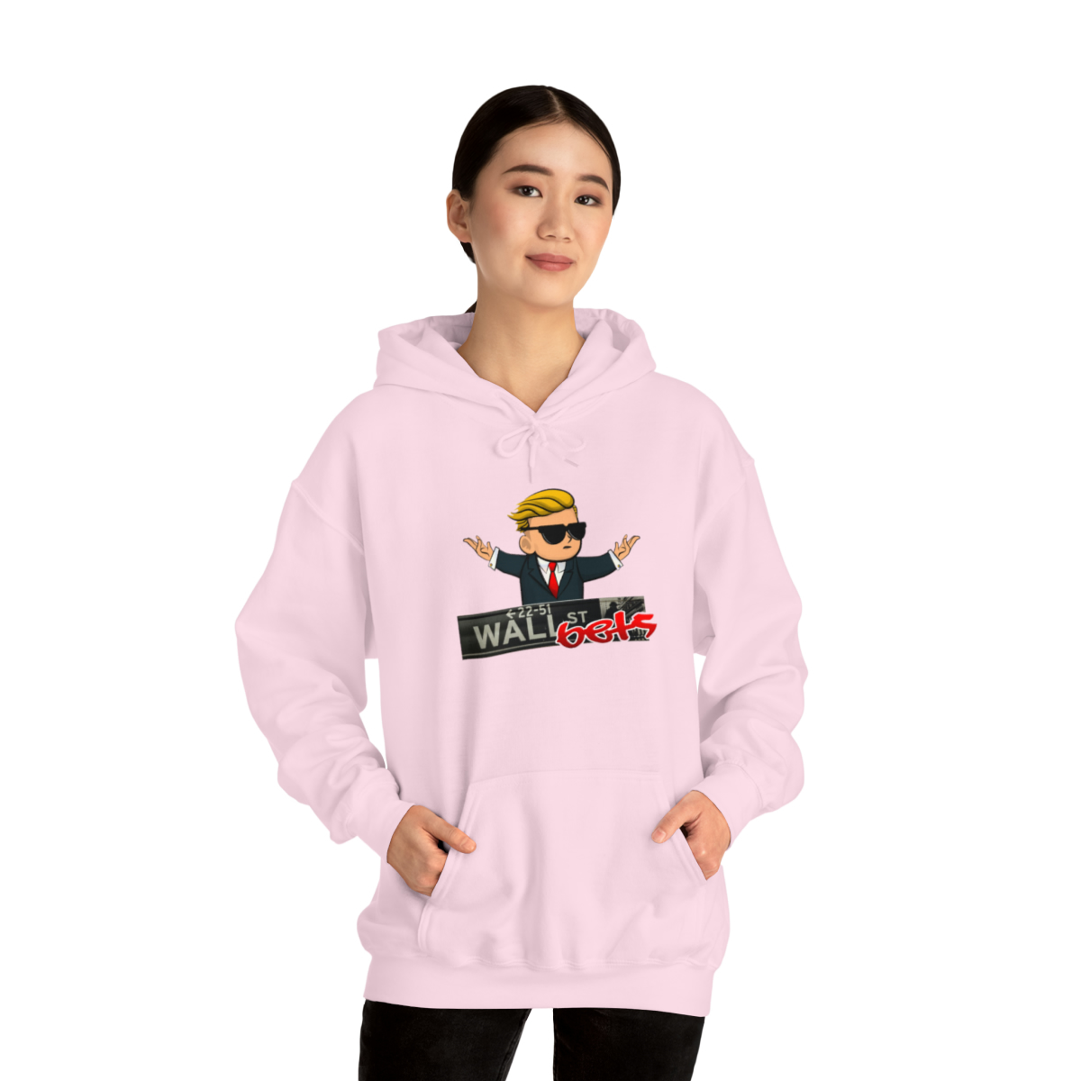 Wally Hoodie (wallstreetsbets) finns i flera färger. Unisex - Bild 42