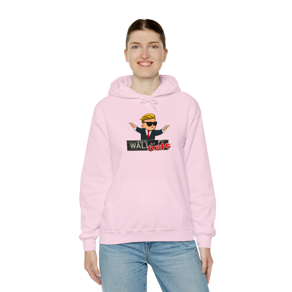 Wally Hoodie (wallstreetsbets) finns i flera färger. Unisex - Bild 43