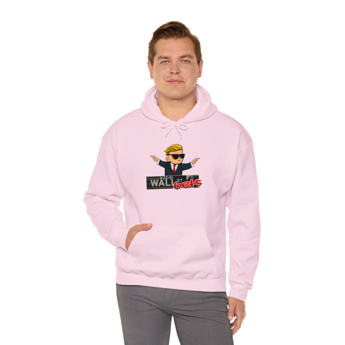 Wally Hoodie (wallstreetsbets) finns i flera färger. Unisex - Bild 44