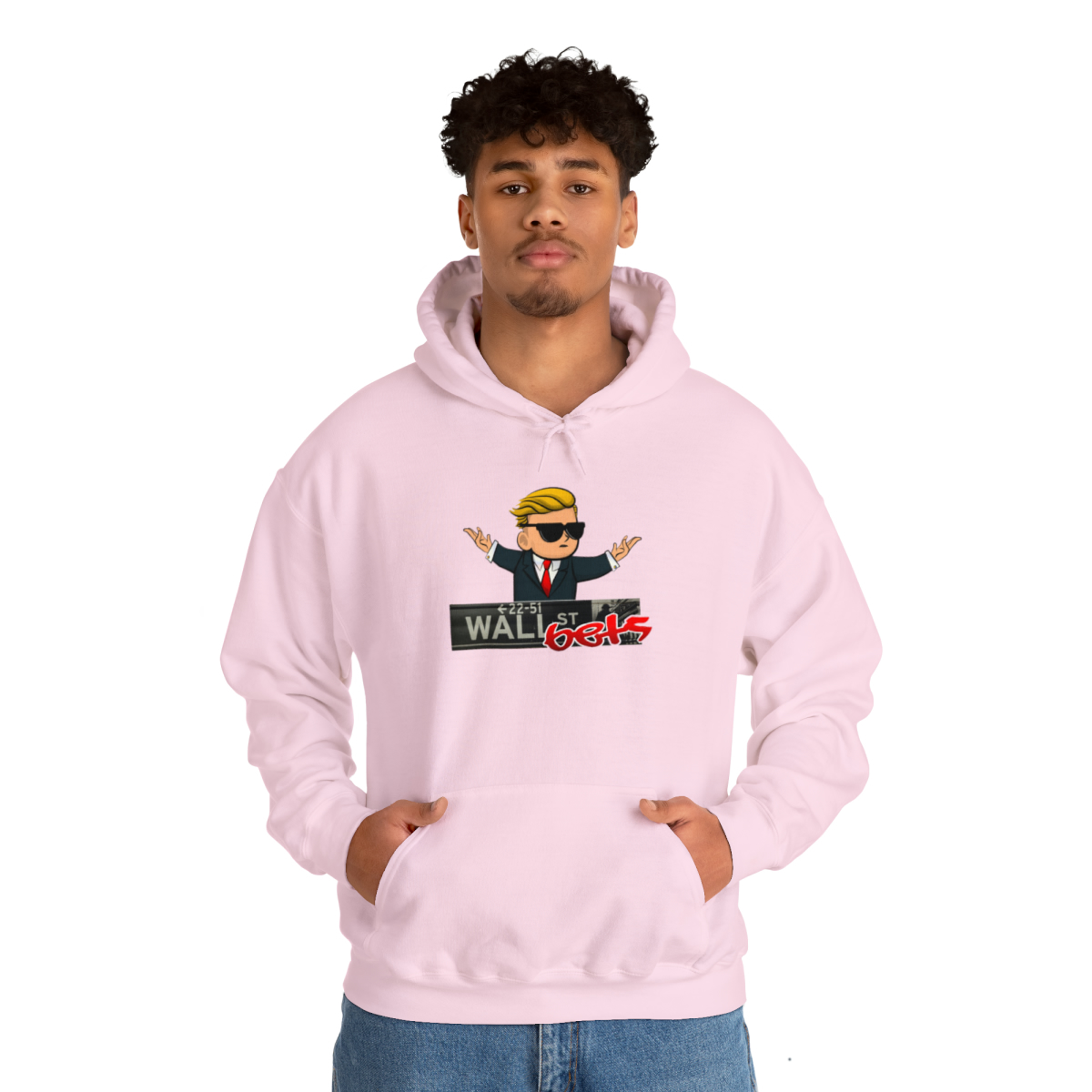 Wally Hoodie (wallstreetsbets) finns i flera färger. Unisex - Bild 37