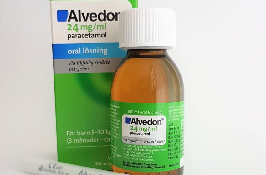 نفاذ دواء Alvedon للأطفال من الصيدليات السويدية