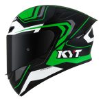 KYT TT-COURSE Overtech (svart/grön)