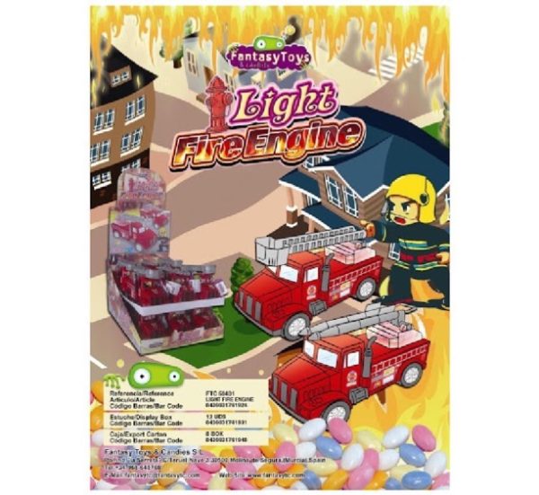 LIGHT FIRE ENGINE 12 PCS