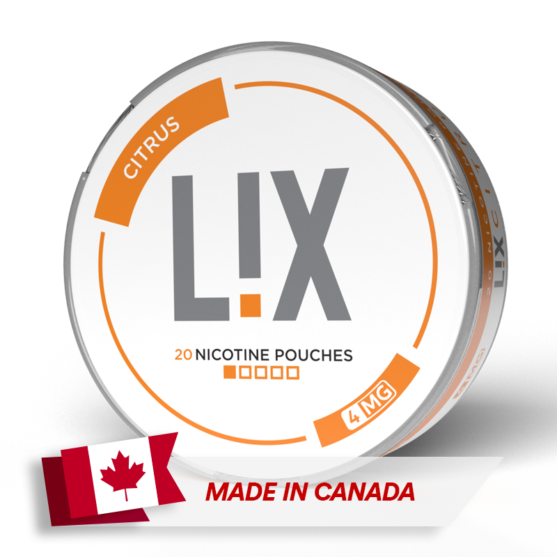 L!X Nicotine Pouches - Made in Canada - Swenico