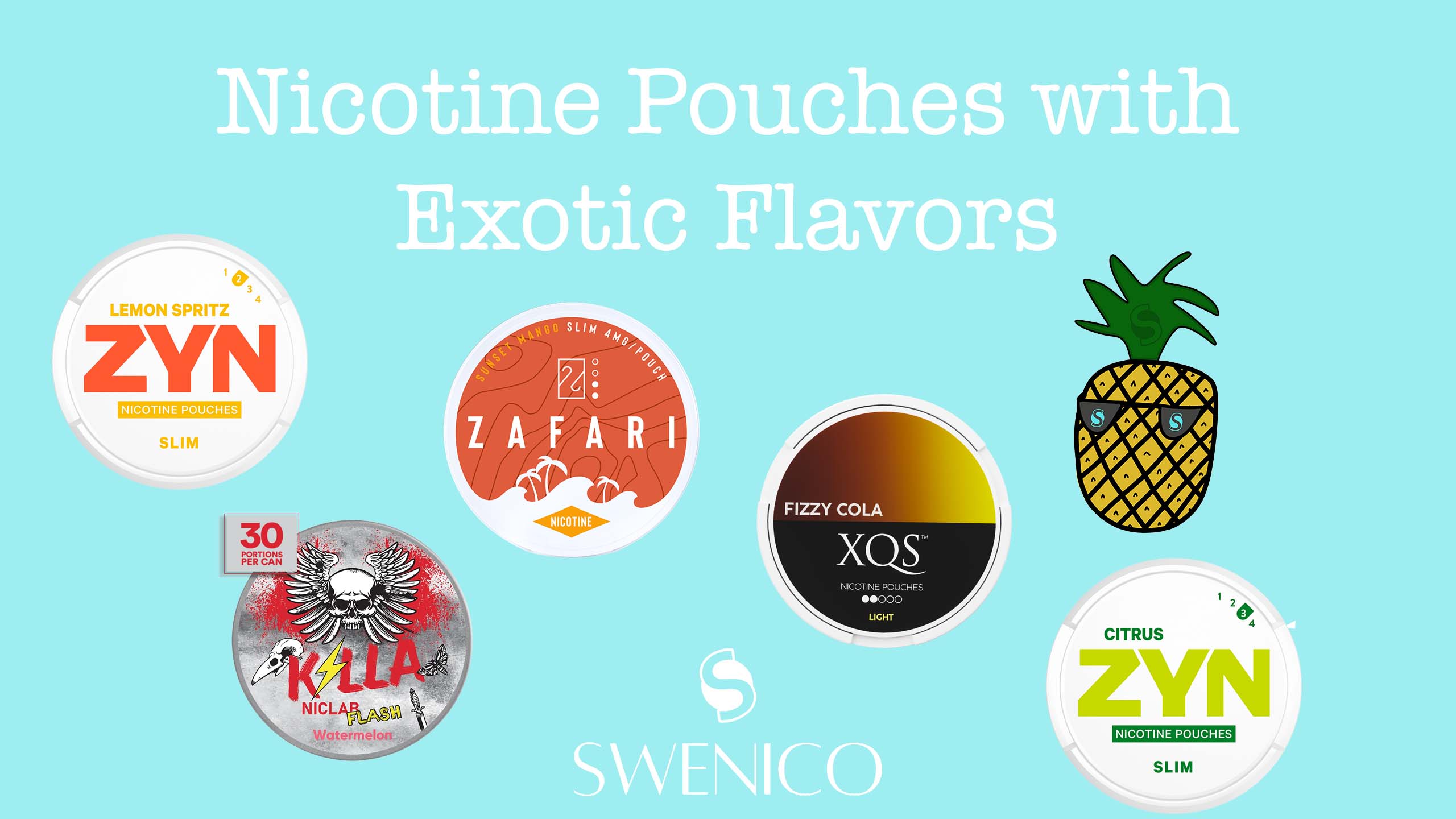 Top 10 Nicotine Pouches with Exotic Flavors -Swenico Recommends