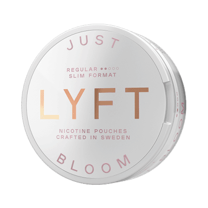 LYFT Just Bloom Regular Slim All White Snus