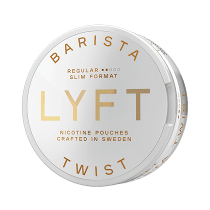LYFT Barista Twist Slim Regular All White Snus