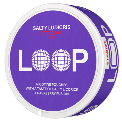 LOOP Salty Ludicris Slim Strong All White Snus