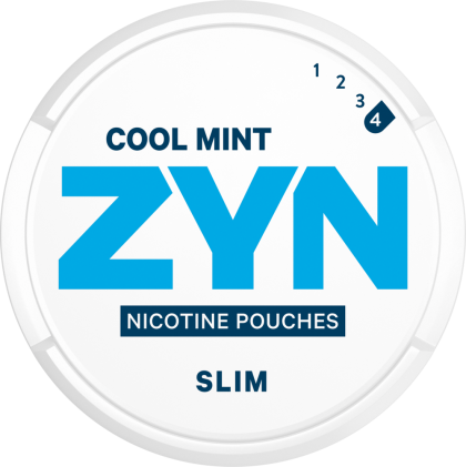 ZYN Cool Mint Slim Extra Strong All White Snus