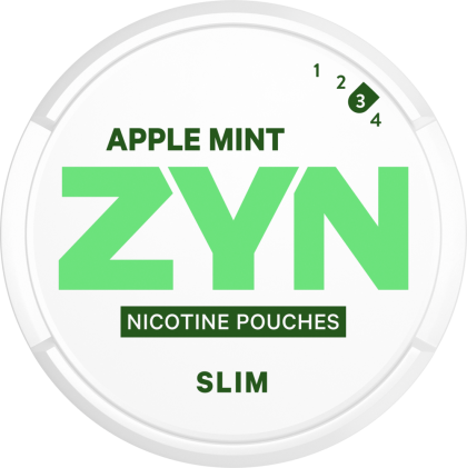 ZYN Apple Mint Slim Strong All White Snus
