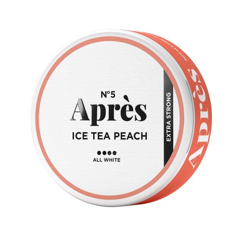 Après Ice Tea Peach No.5 Large Extra Strong All White Snus