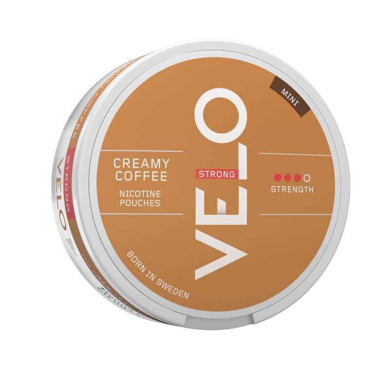 VELO Creamy Coffee Mini Strong All White Snus