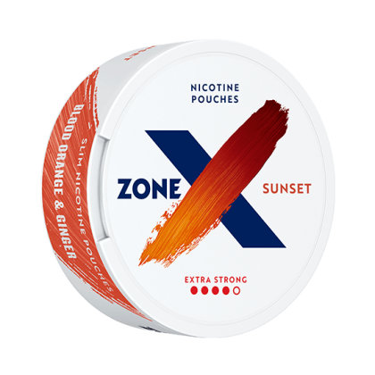 ZONE X Sunset Slim Extra Strong All White Snus