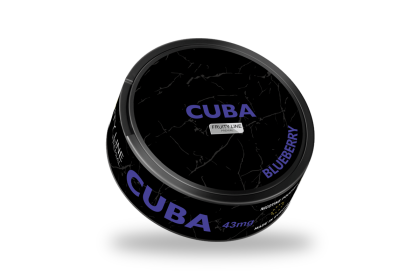 CUBA Black Blueberry Slim All White Snus