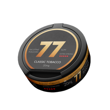 77 Classic Tobacco Slim Extra Strong All White Snus