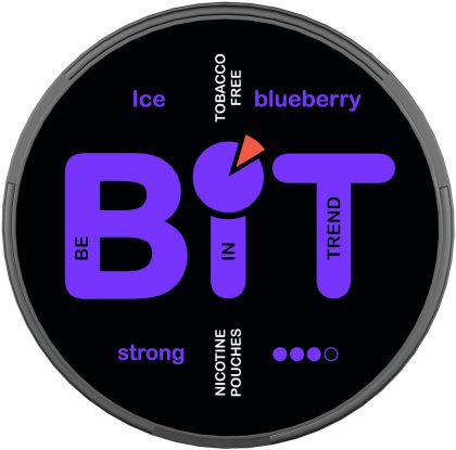 BiT Ice blueberry Slim Strong All White Snus
