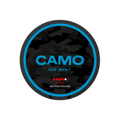 CAMO Icy Mint Slim Strong All White Snus