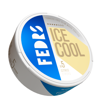FEDRS Ice Cool Citrus No.5 Strong Slim All White Snus