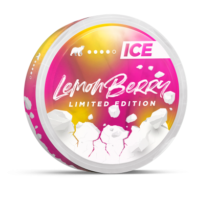 ICE Lemon Berry Slim Strong All White Snus
