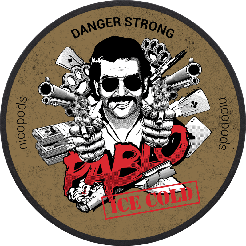 PABLO Ice Cold Slim Extra Strong All White Snus
