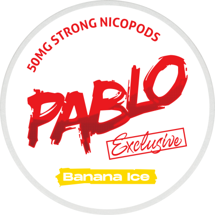 PABLO Exclusive 50mg Banana Ice All White Snus