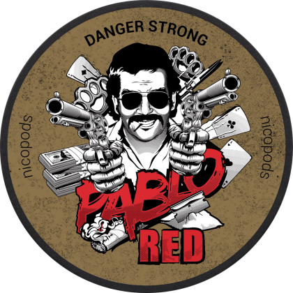 PABLO Red Slim Extra Strong All White Snus
