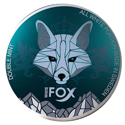 White Fox Double Mint Slim Extra Strong All White Snus