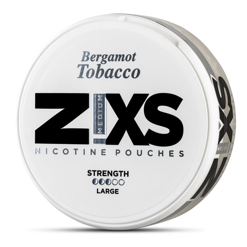 ZiXS Bergamot Tobacco Large All White Snus