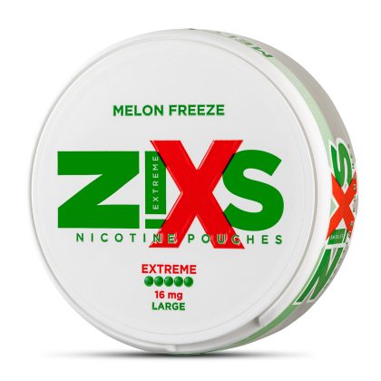 ZiXS Melon Freeze Large Extreme All White Snus