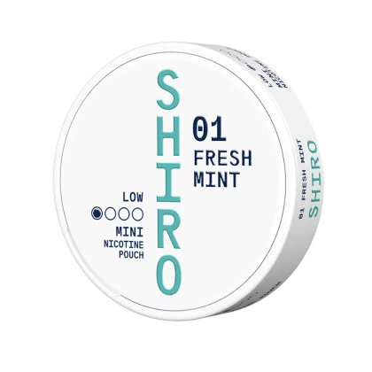Shiro 01 Fresh Mint Low Mini NEW 2.2 mg