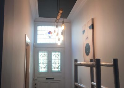 Zwart plafond herenhuis