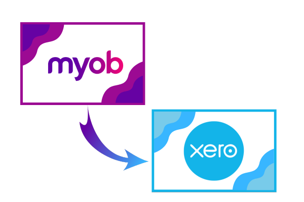 MYOB to Xero migration with switch my books