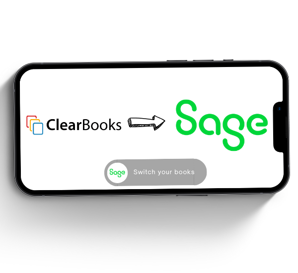 ClearBooks to Sage Migration Service by switchmybooks