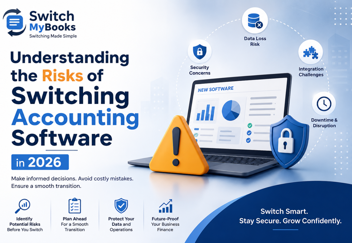 risks of switching accounting software