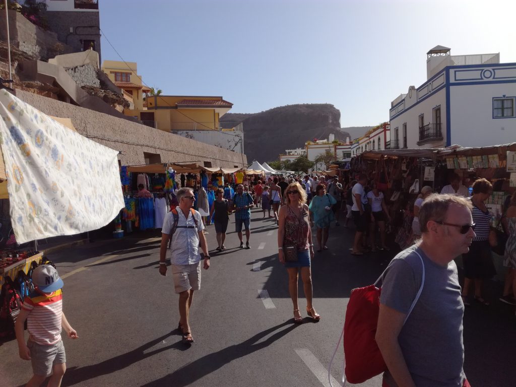 Marked i Puerto Mogan, Gran Canaria
